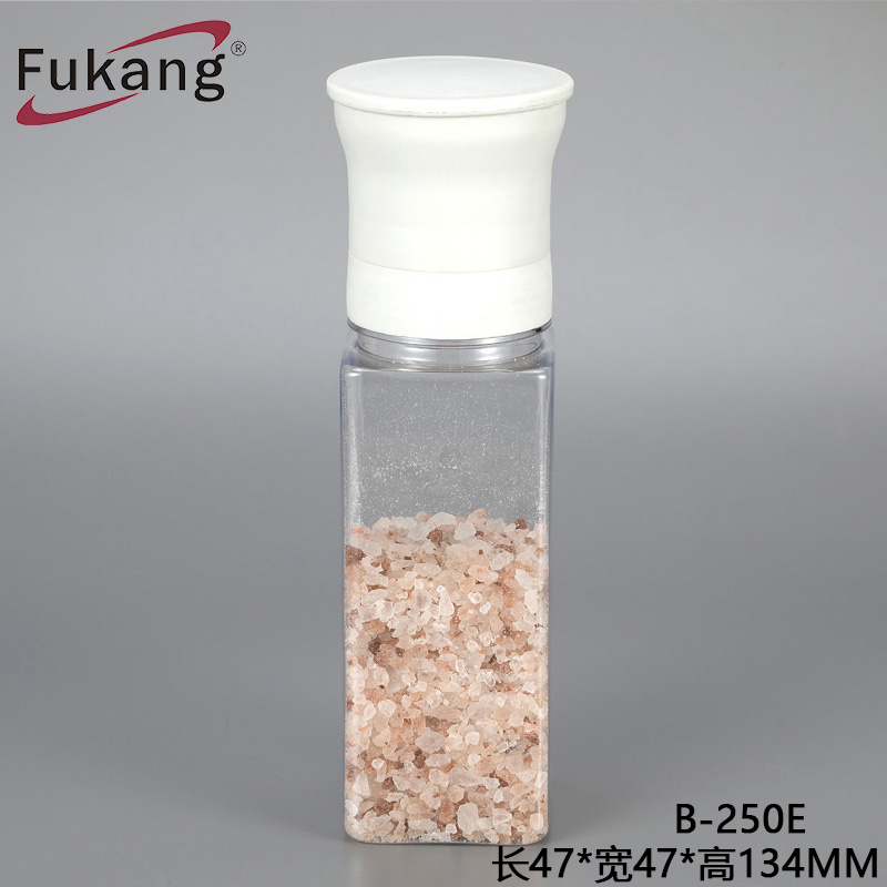 250ml方形带盖PET塑料胶囊瓶，250cc透明药丸盒批发在中国供应商