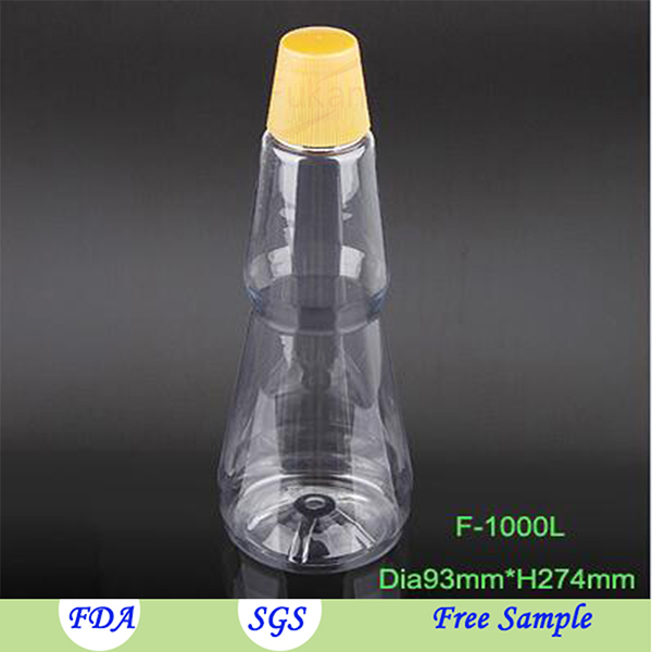2L HDPE白色塑料蚝油和鱼露带盖罐吹塑料瓶工厂