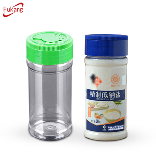 100ml塑料调味罐，BBQ胡椒瓶，用于调味的透明塑料容器