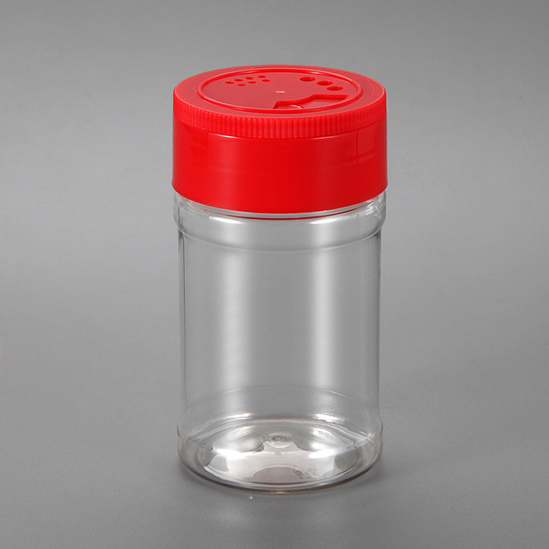 批发透明PET塑料香料盐罐