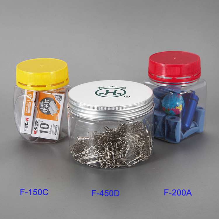 ODM / OEM 150ml塑料PET食品储存瓶罐茶罐