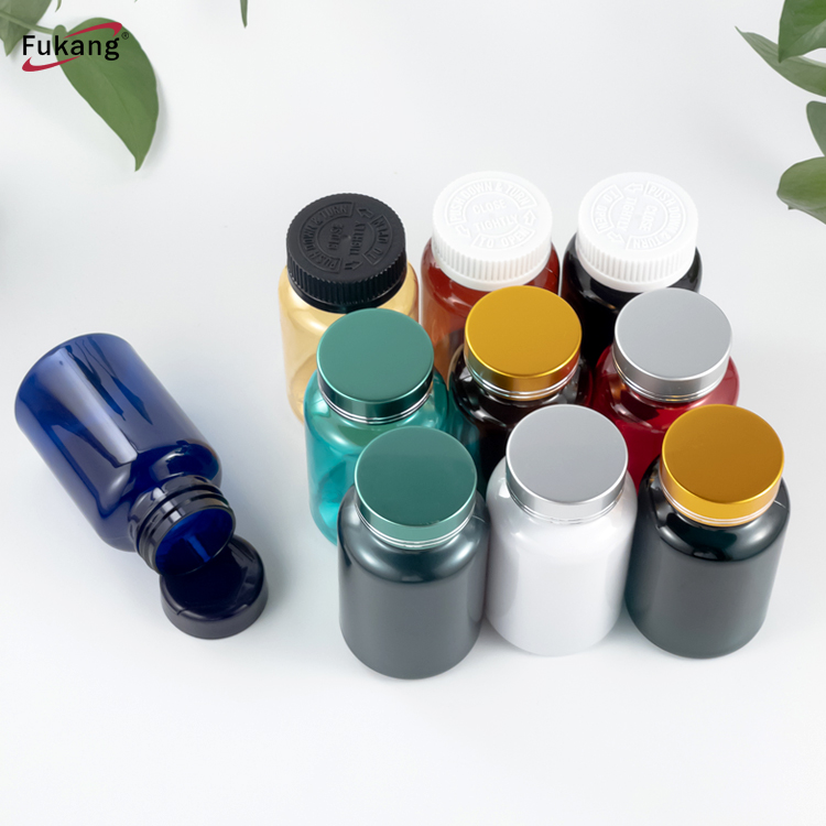 150ml胶囊瓶子 可定制各种颜色pet瓶 压片糖果包装瓶