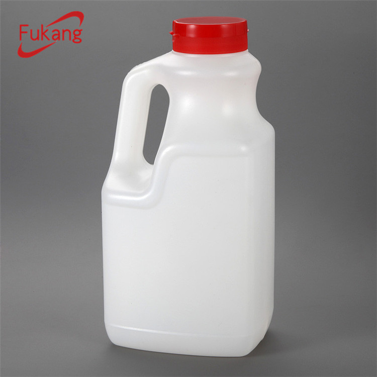 2L HDPE白色塑料蠔油和魚露帶蓋罐吹塑料瓶工廠