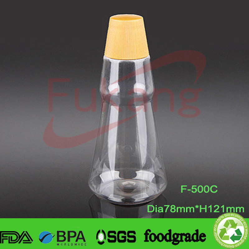 1000ml食用油塑料PET透明瓶，1L雞汁瓶