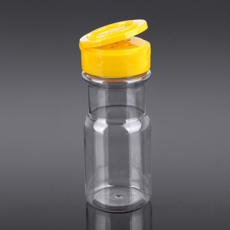 空的小胡椒调味瓶PET塑料透明盐调味罐